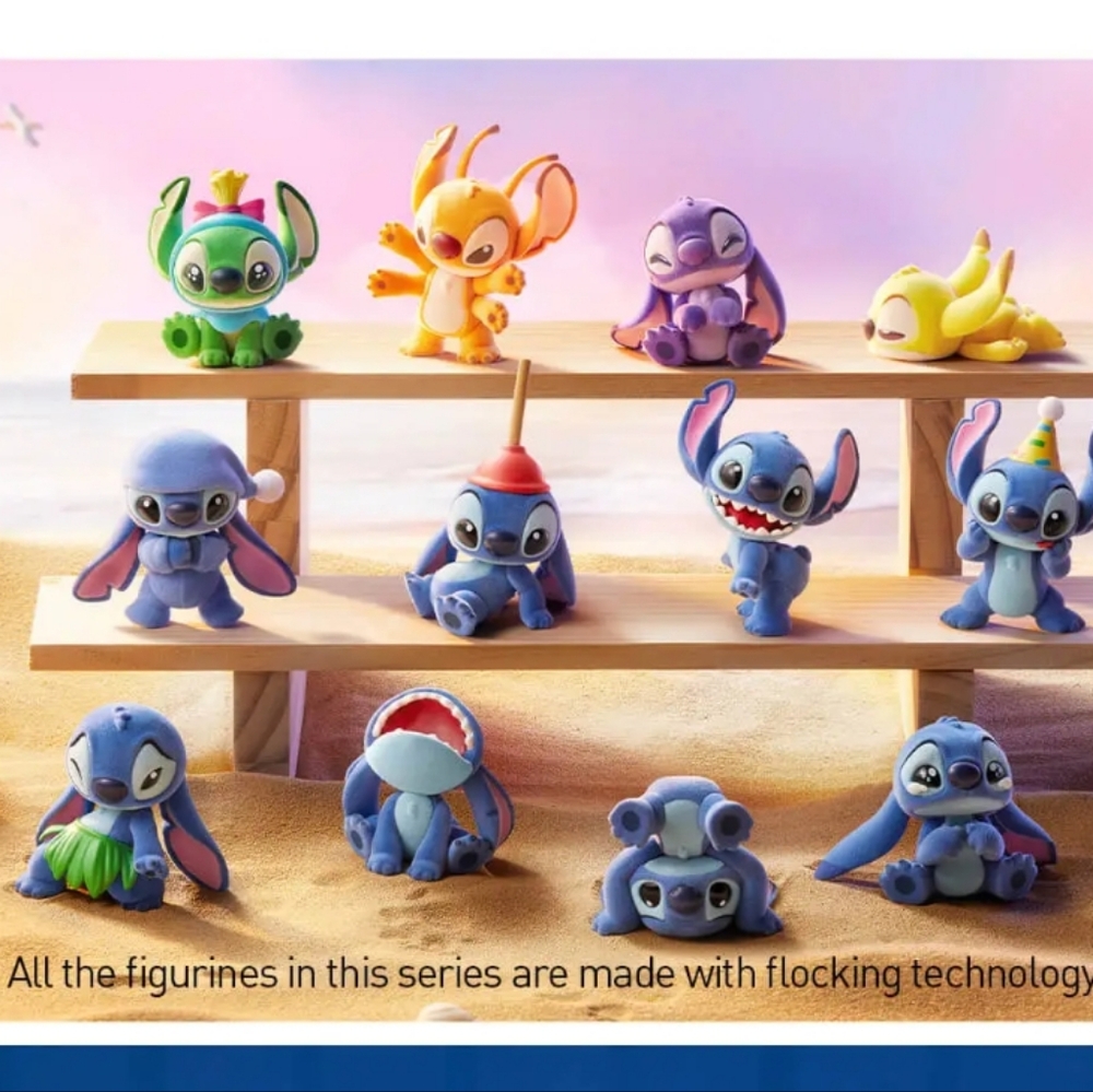 Disney Stitch Little Emotions Series Figures - Grumpy And Unsociable - NIB - Picture 5 of 6
